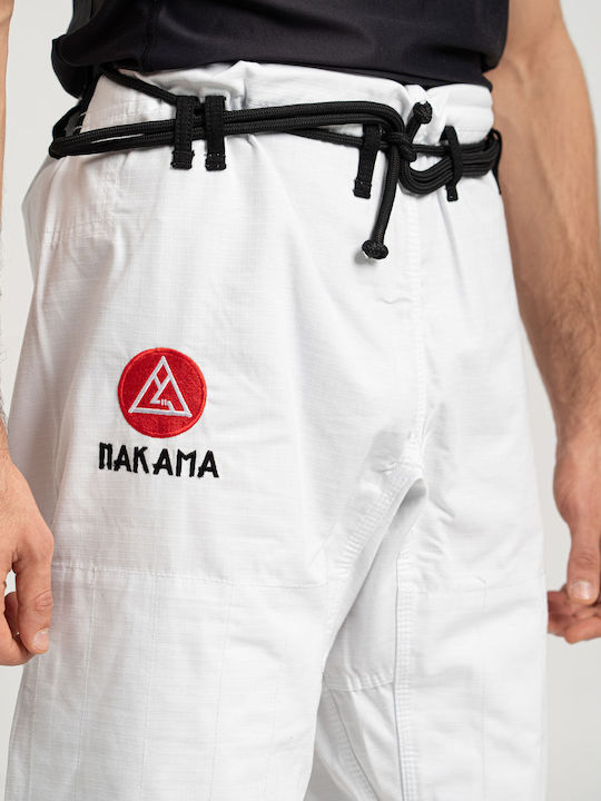 Nakama Uniform Brasilianisches Jiu Jitsu Weiß