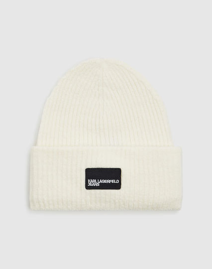 Beanie Γυναικείος Σκούφος Πλεκτός σε Μπεζ χρώμα