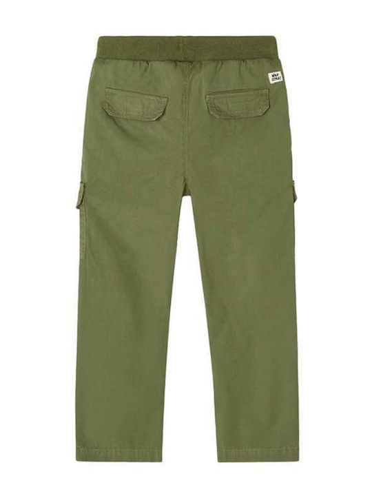 Pantalon Pentru Copii Cargo Din Țesătură Kaki