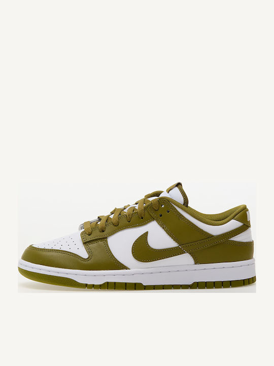 Dunk Low Retro Ανδρικά Sneakers White / Pacific Moss