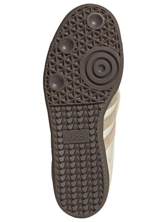 Samba LT Damen Sneakers Cream White / Warm Sandstone / Gold Met