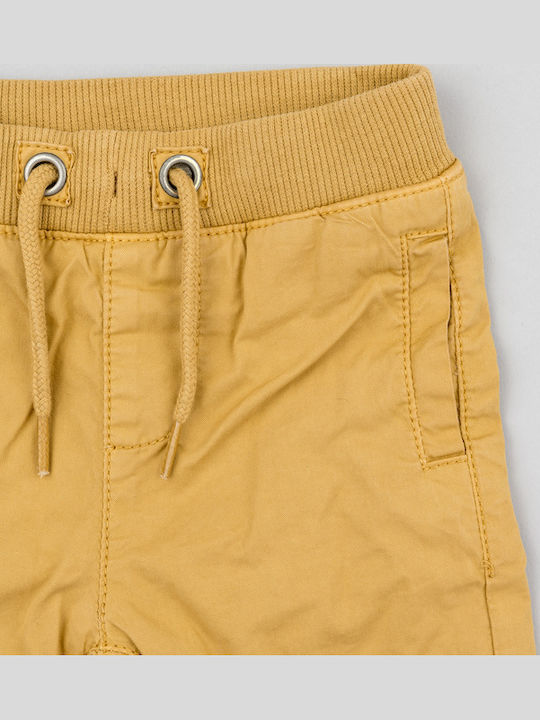 Kids' Jeans Trousers Solid Color Mustard Code LBBAP0401 23025