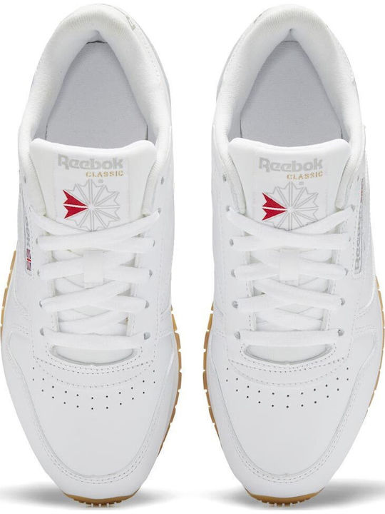 Classic Leather Γυναικεία Sneakers Λευκά
