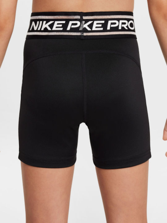 Παιδικό Κολάν Αθλητικό Κοντό Dri-Fit Black / White Pro