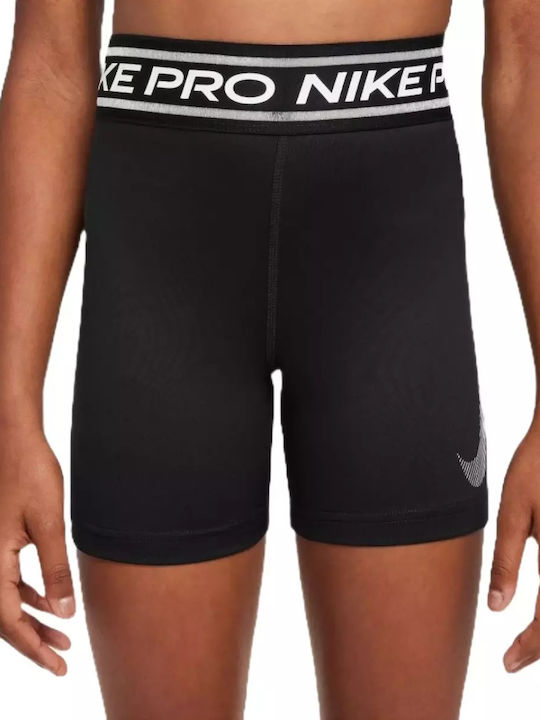 Παιδικό Κολάν Αθλητικό Κοντό Dri-Fit Black / White Pro