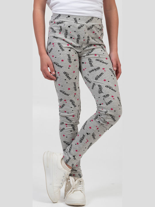 Kinder Leggings Lang Gray