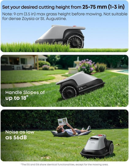 Anker Eufy E15 Ρομποτική Μηχανή Γκαζόν