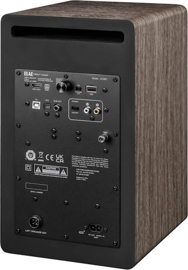 Elac Debut ConneX DCB61 Αυτοενισχυόμενα Ηχεία με Bluetooth 160W Walnut