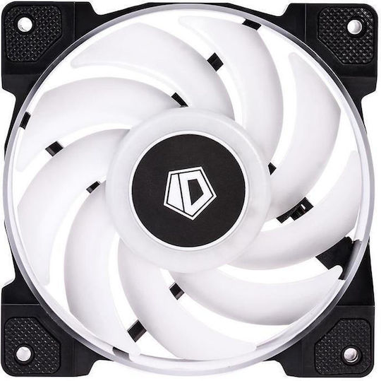 ID-Cooling Ventilatoare Pentru Carcasa 120mm (56.5cfm) Cu Iluminare ARGB 3 Bucăți
