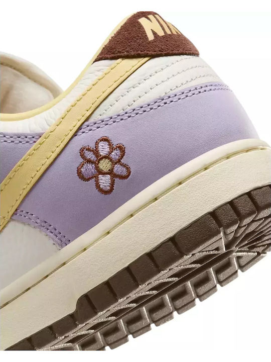 Dunk Cu Talpă Joasă PRM Adidași Pentru Femei Lilac Bloom / Soft Galben-sail