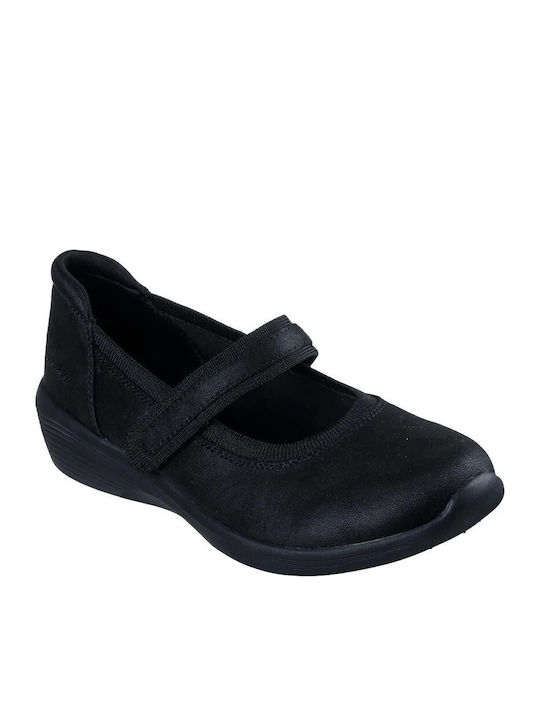Ballerinas Arya With strap Black