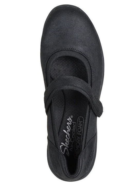 Ballerinas Arya With strap Black