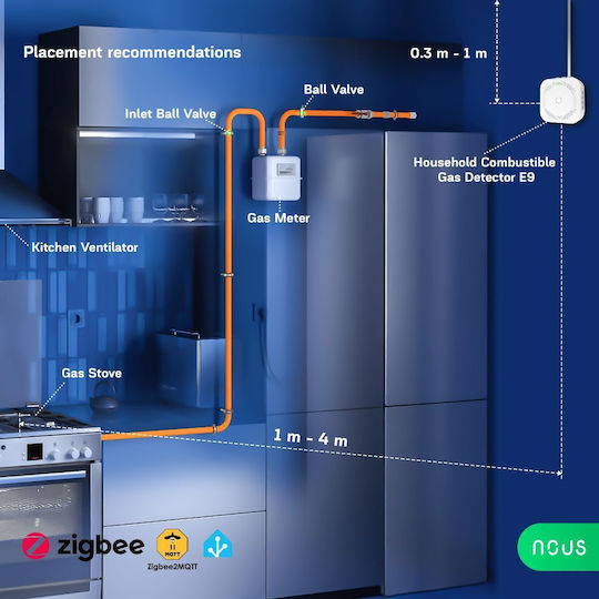 Nous Detector de gaz