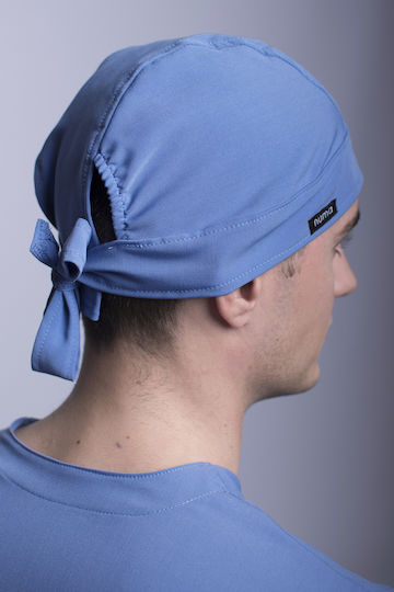 Numascrubs Men's Light Blue Surgical Cap