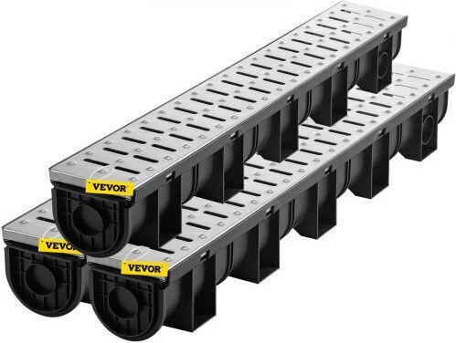 Vevor Stainless Steel Channel Gray 3pcs