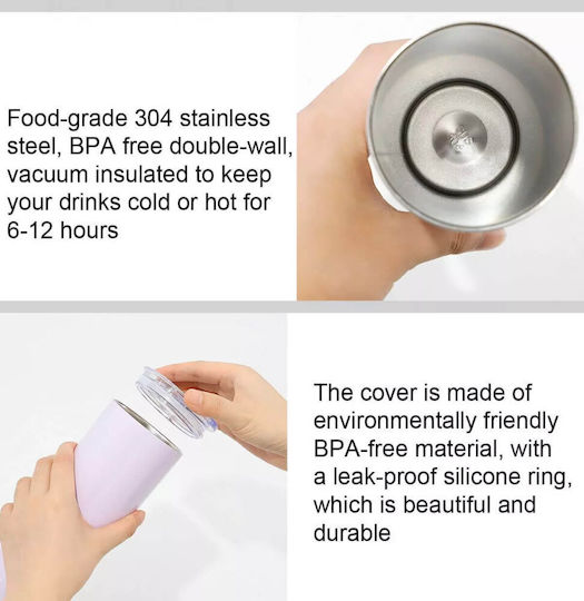 Koupakoupa Capybara Bubble Tea Glass Thermos Stainless Steel BPA Free 600ml Gray with Straw and Handle
