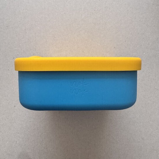 Nok Nok Snackbox Kids' Food Container made of Silicone 0.8lt Blue