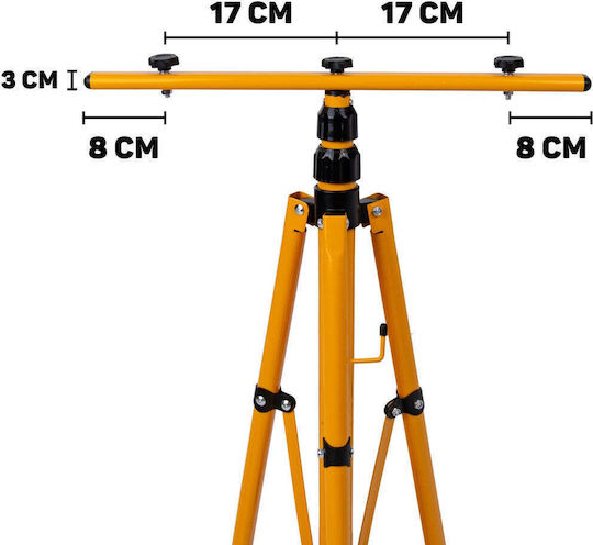 Geko Lanterna de lucru cu balast LED IP66 cu luminozitate până la 10lm