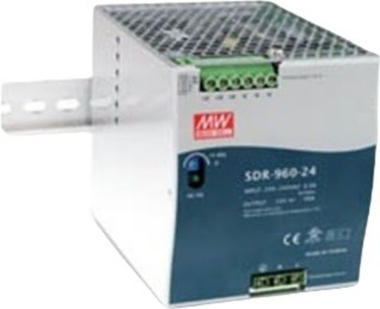 Mean Well SDR960-48 DIN Rail Power Supply 20A/48V/960W