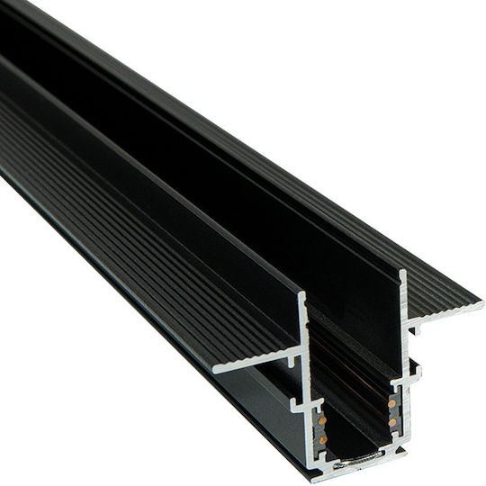 Magnetische Schiene Trimless 22274b-3 3m Magnetische Beleuchtungszubehör 48v Schwarze