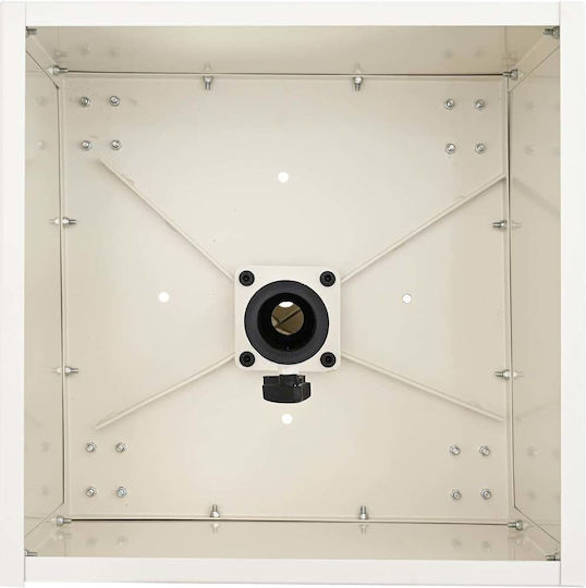 vidaXL Topf Metallisch White 45x45x45cm.