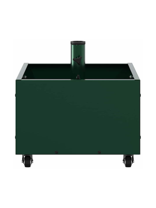 vidaXL Pot Metallic Green 45x45x45cm.
