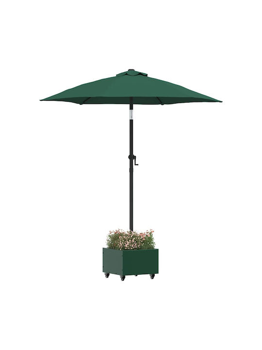 vidaXL Pot Metallic Green 45x45x45cm.