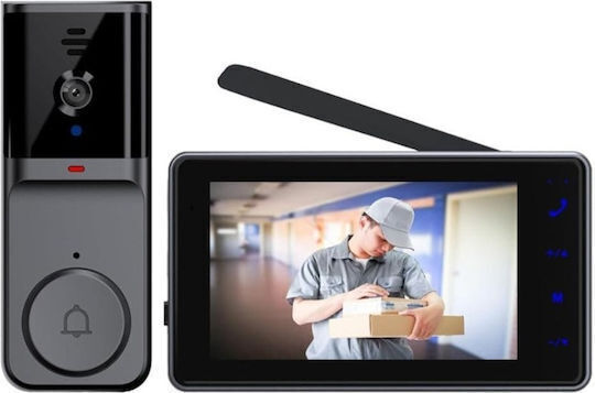 Kabellose Glockenkamera Hauskommunikation Video Hd 1080p 4,3 Zoll Bildschirm 120° Blickwinkel Xd2501