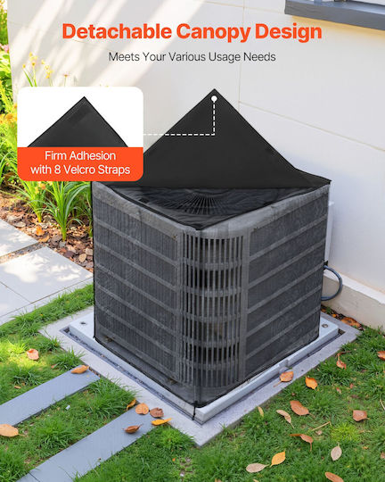 Vevor 812 X 812 X 914 Mm Klimaanlage Abdeckung Doppelwand Detachable Canopy