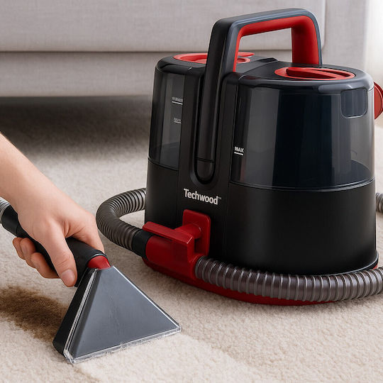 Techwood Σκούπα Υγρών / Στερεών 600W με Πλαστικό Κάδο 1.5lt