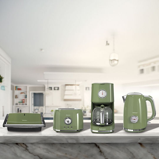 Rohnson Nostalgia Toaster 2 Schlitze 800W Grün