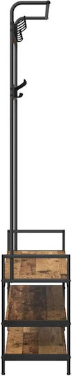 Eingangsmöbel mit Garderobe Coffee 95x34x184cm