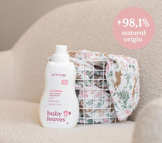 Attitude Little Ones Baby Concentrated Liquid Detergent for Sensitive & Whites Clothes 15lt (35 Measuring Cups)