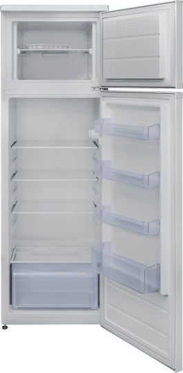 Robin Double Door Refrigerator 243lt H160xW54xD60cm Inox RT-280