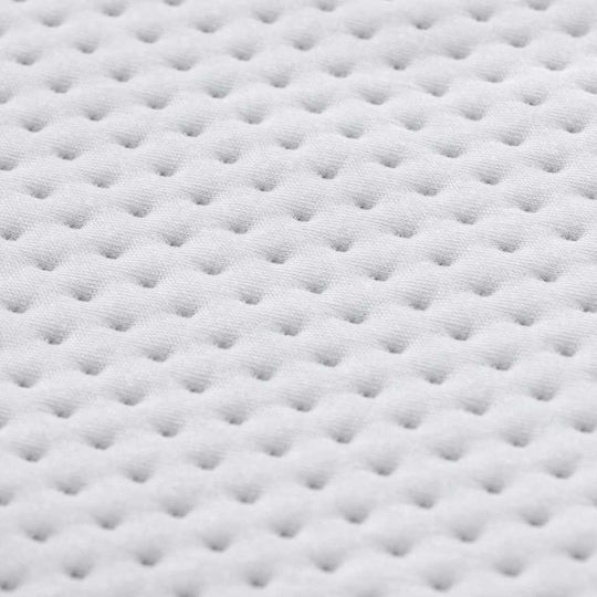 vidaXL Schutzauflage Halb-Doppel Weiß 120x200cm