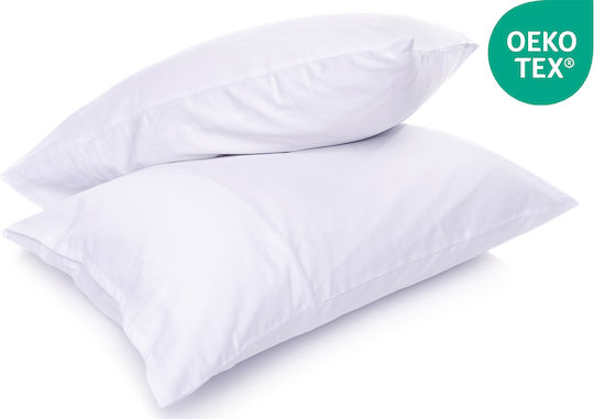 Zakartex Μαξιλάρι Ύπνου Microfiber 65x35cm 2τμχ