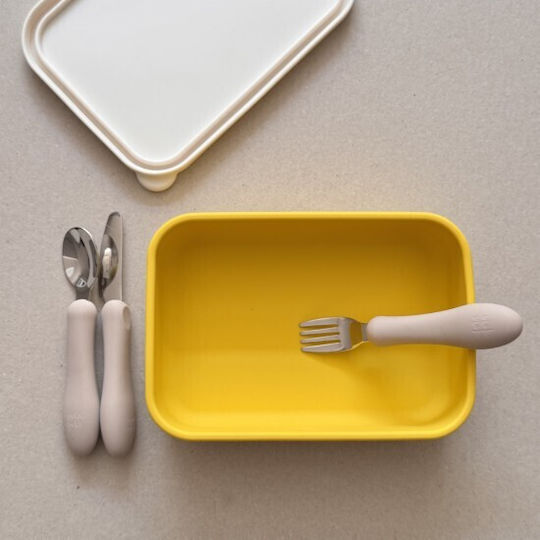 Nok Nok Silicone Lunch Box Yellow 800ml