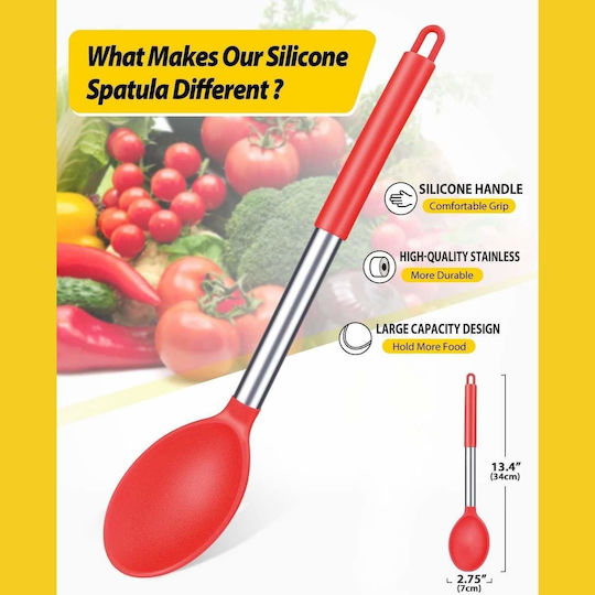 Uncle George Deep Sauce Spoon Made of Silicone 34cm