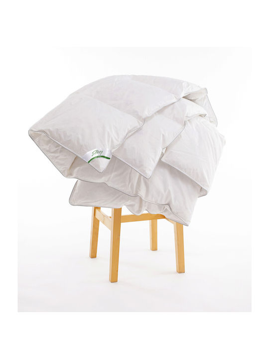 Green Future Bettdecke Doppelbett Daunen 200x220cm Weiß