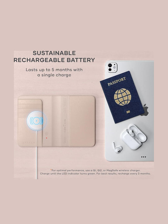 Men's Wallet Travel with RFID Pink