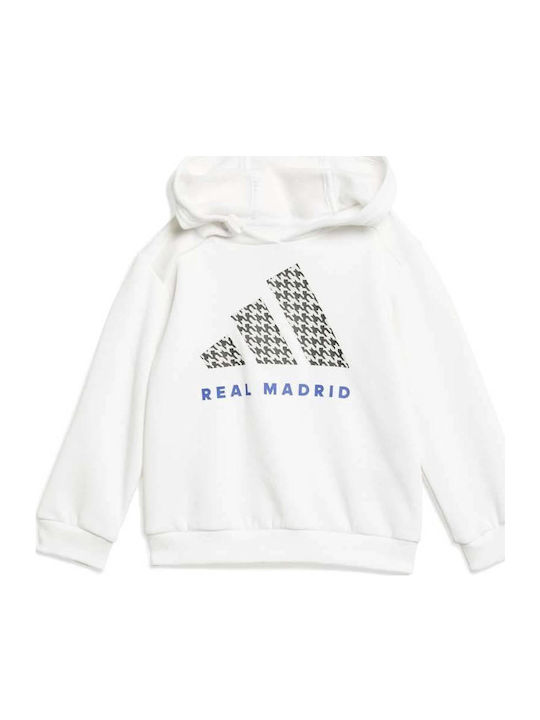 adidas Kids Sweatpants Set White