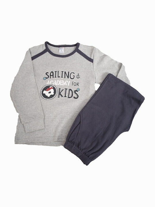 Happy Touch Kinder Schlafanzug Gray