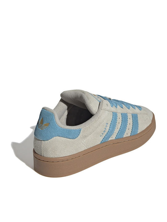 Campus 00s Дамски Маратонки Putty Grey / Preloved Blue / Gold Metallic