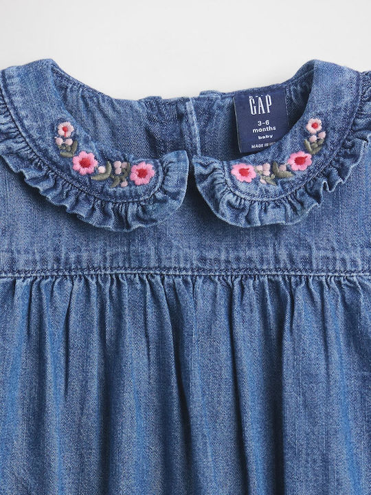 GAP Babystrampler Langärmliges Dark Wash