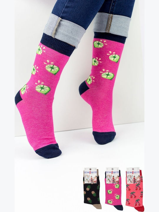 Design Socks Παιδικές Κάλτσες Πολύχρωμο 3 Ζευγάρια