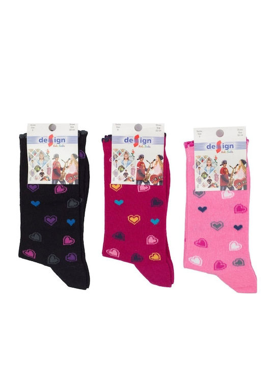 Design Socks Детски чорапи Colorful 3 Чифта