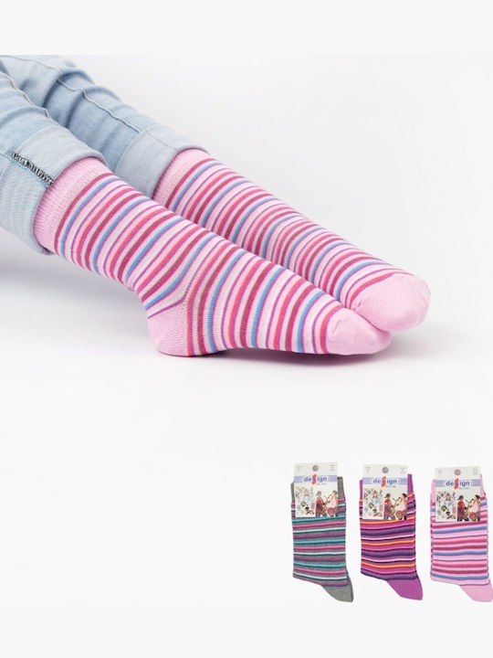Design Socks Детски чорапи Colorful 3 Чифта