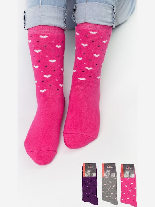 Design Socks Παιδικές Κάλτσες Πολύχρωμο 3 Ζευγάρια