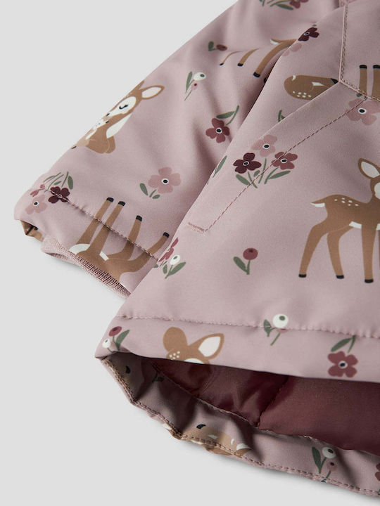 Kids' Casual Jacket with Hood Pink