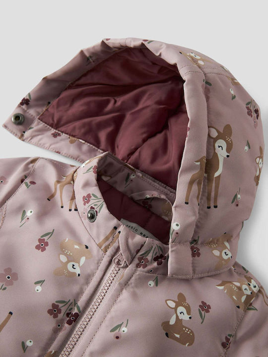 Kids' Casual Jacket with Hood Pink